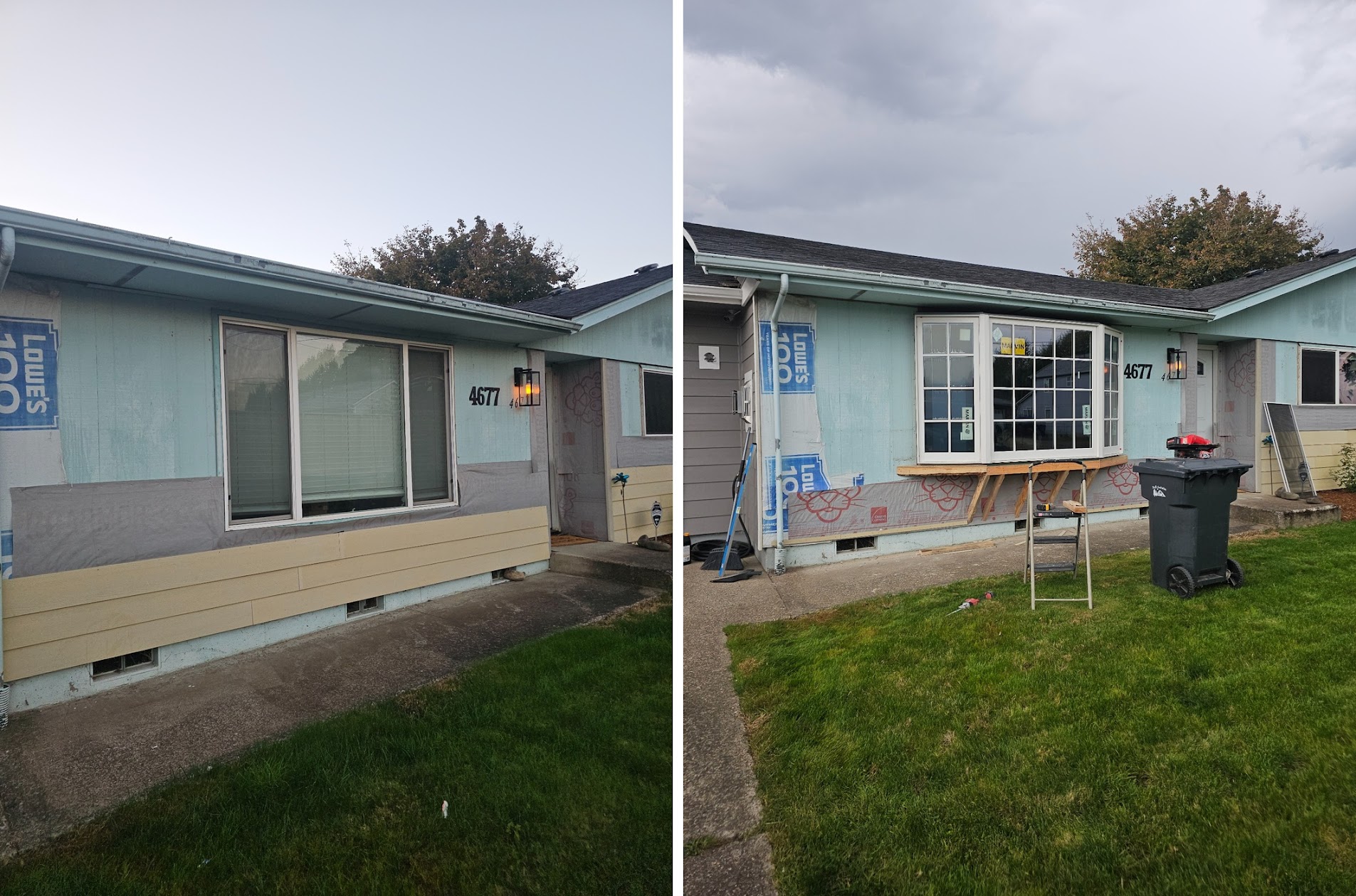 Exterior upgrade project